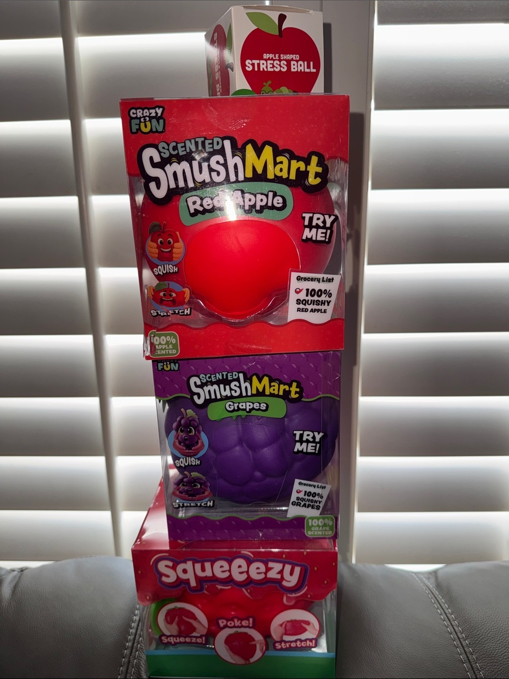 VIRAL FRUIT SQUISHIES SmushMart & Squeeezy 🍓🍇🍎bundle of 4️⃣🍎